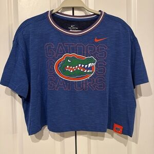 Nike Blue Gators Crop Top